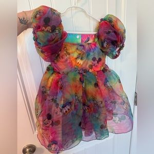 Wild Rich Kids Disney Tie-Dye Party Dress